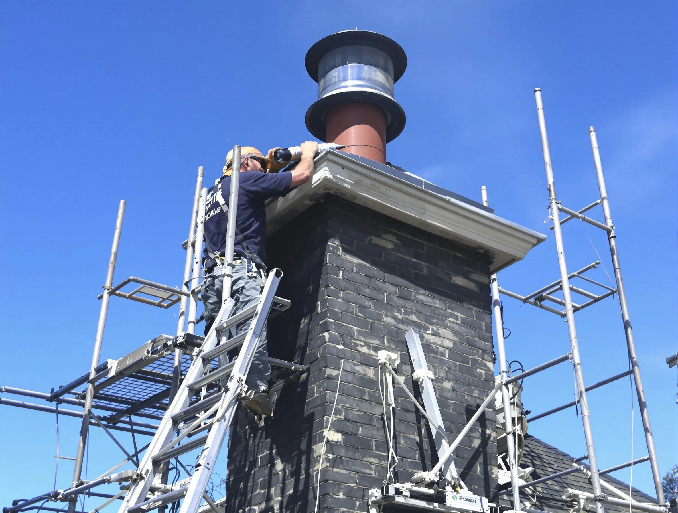Sturdy chimney crown finished by Sandston Chimney Sweep in Sandston, VA