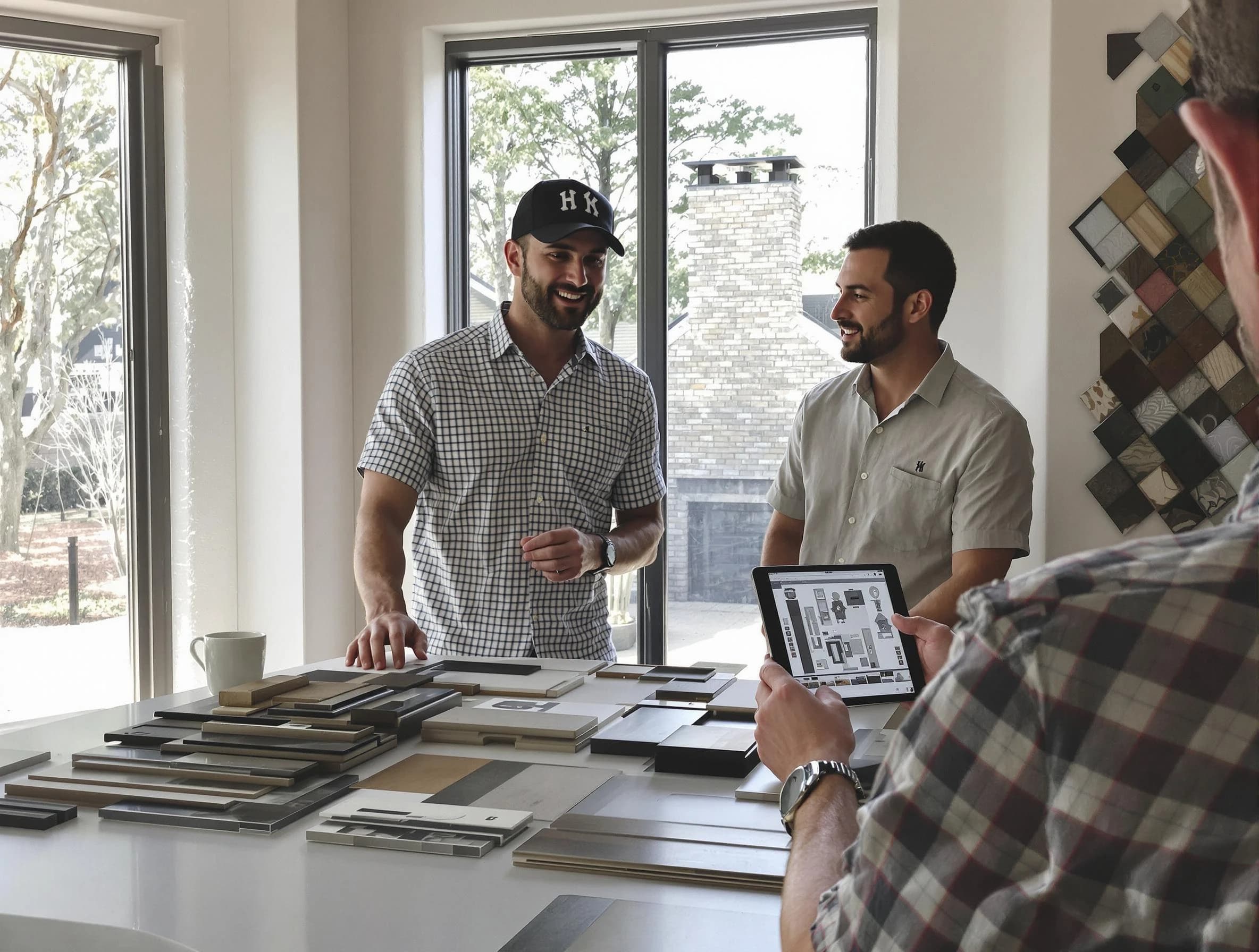 Sandston Chimney Sweep remodeling a chimney and fireplace in Sandston, VA