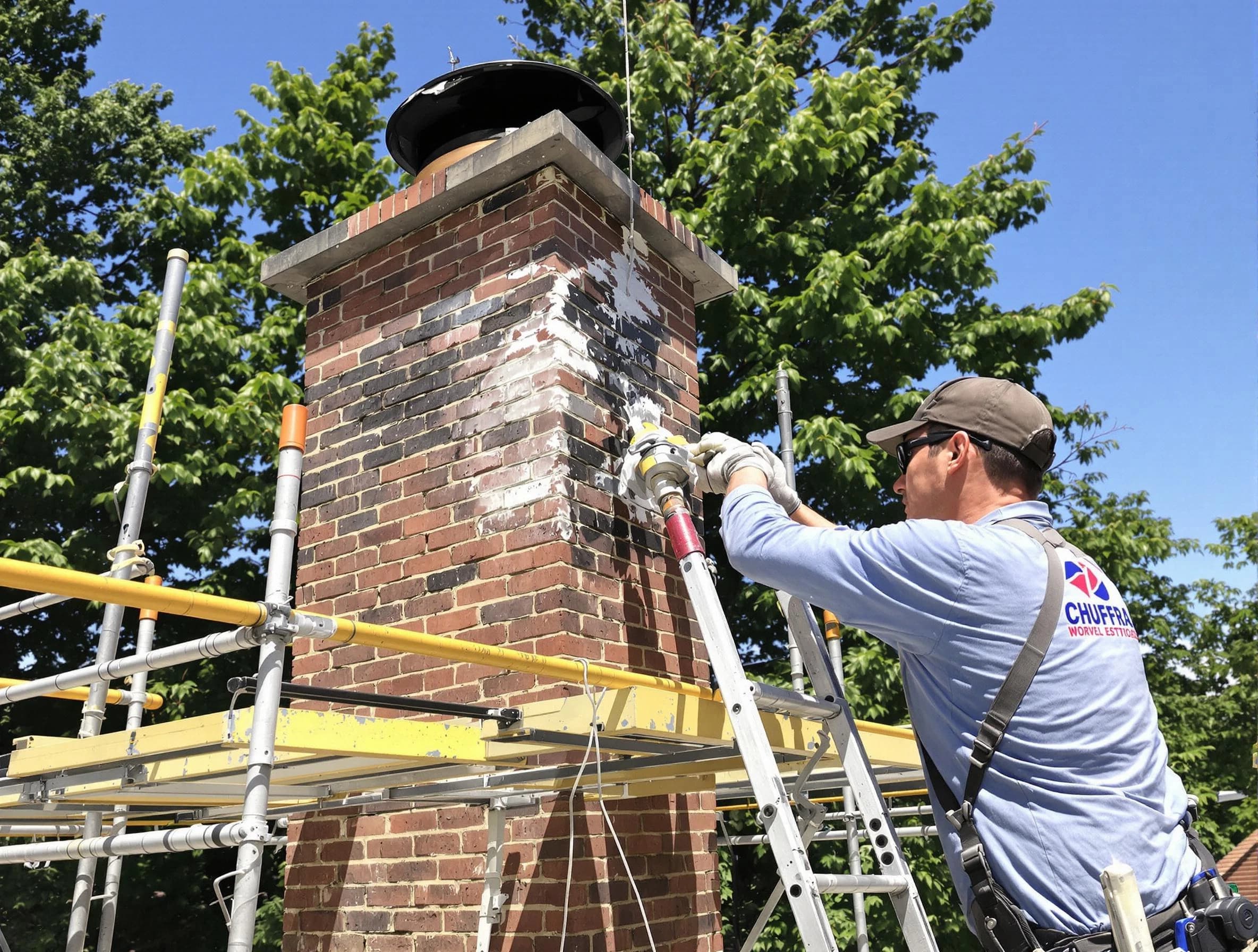 Structural chimney repair by Sandston Chimney Sweep in Sandston, VA