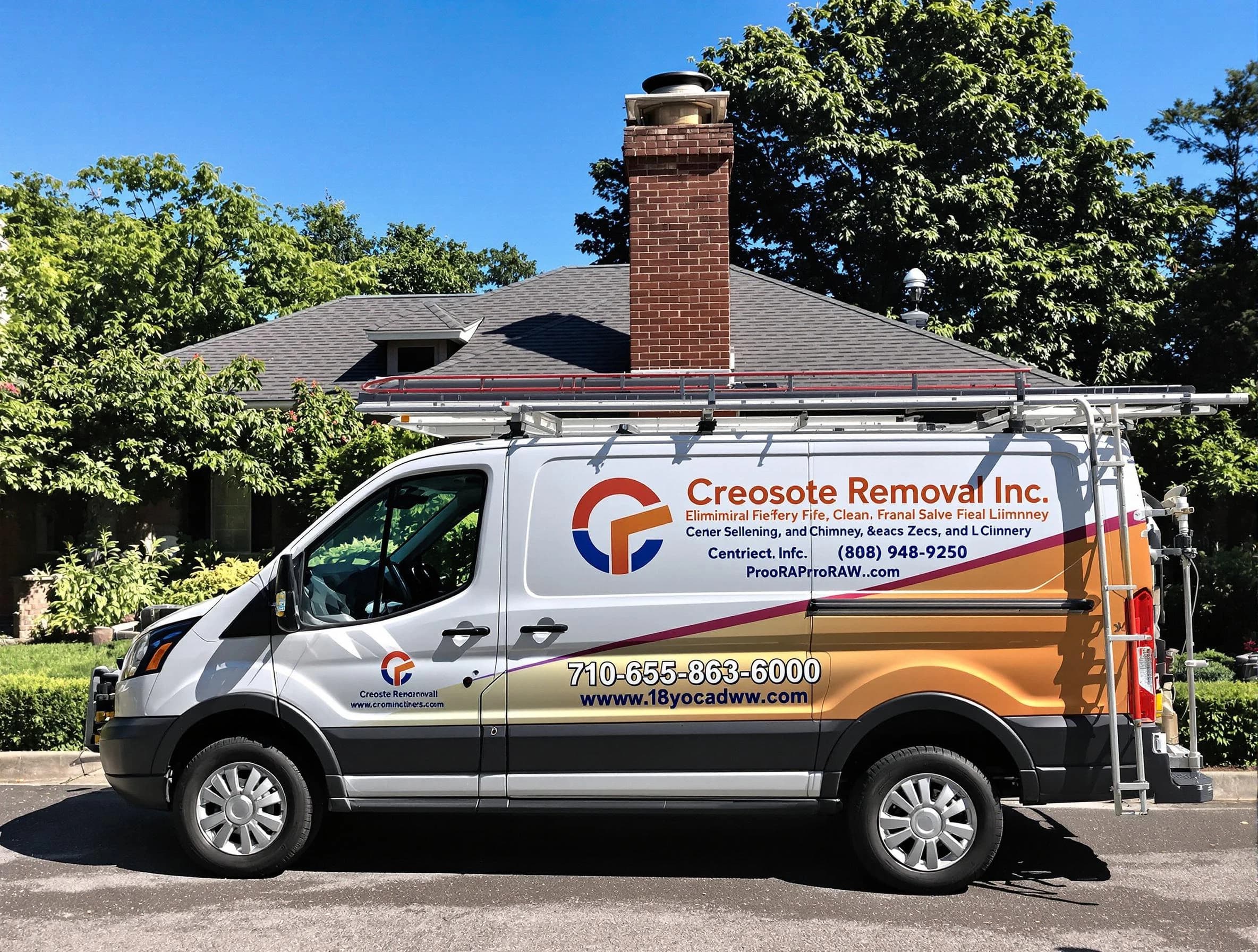 Sandston Chimney Sweep technician removing creosote safely in Sandston, VA