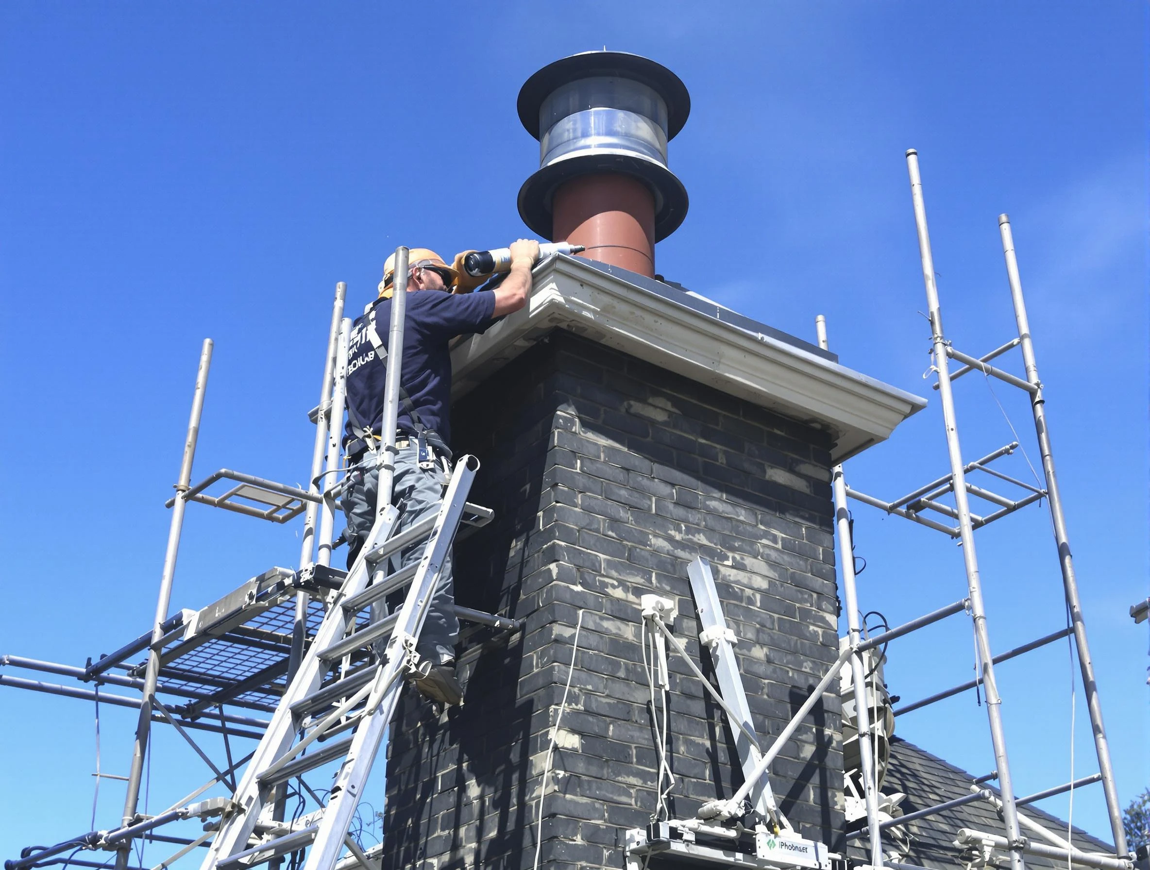 Sturdy chimney crown finished by Sandston Chimney Sweep in Sandston, VA